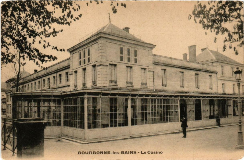 Carte postale ancienne Bourbonne-les-Bains Le Casino à Bourbonne-les-Bains