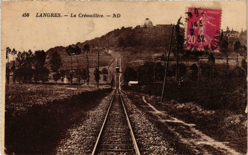 Carte postale ancienne Langres La Cremaillere à Langres