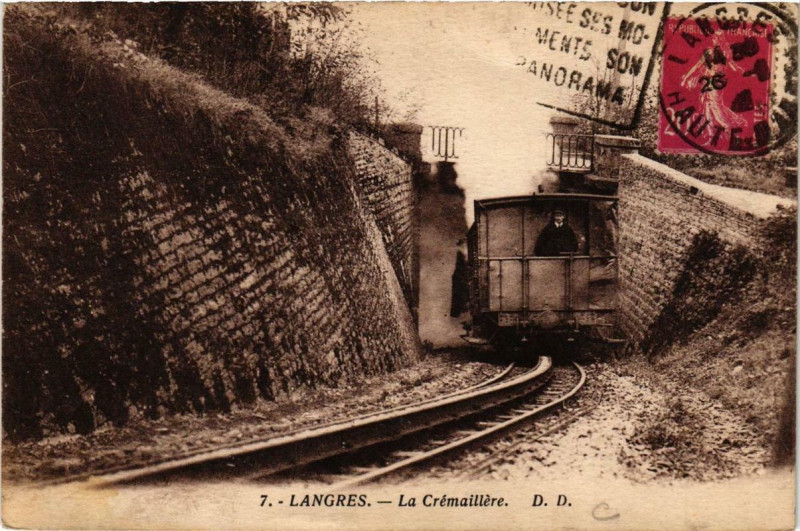 Carte postale ancienne Langres La Cremaillere à Langres