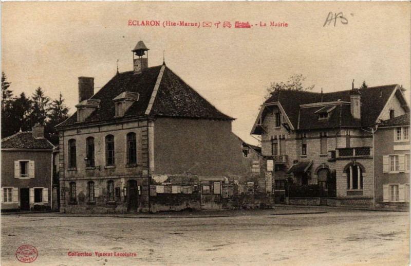 Carte postale ancienne Eclaron La Mairie