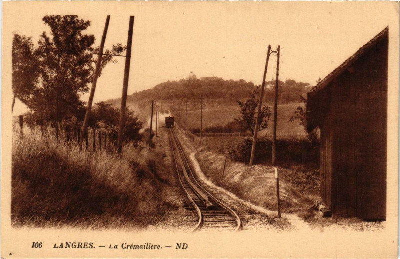 Carte postale ancienne Langres La Cremaillere à Langres