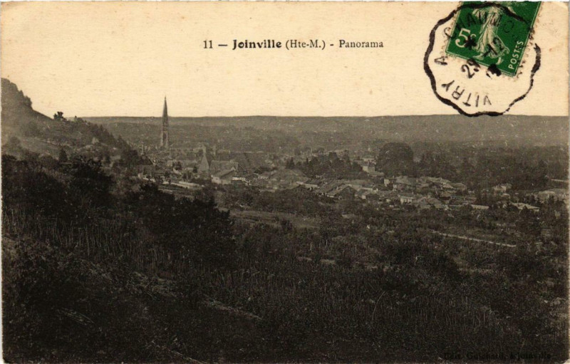 Carte postale ancienne Joinville Panorama à Joinville