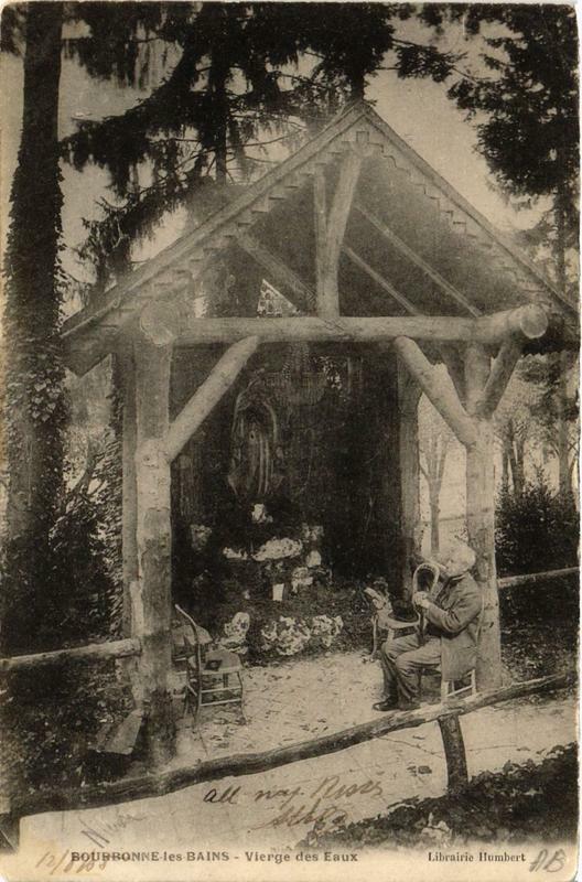 Carte postale ancienne Bourbonne-les-Bains Vierge des Eaux à Bourbonne-les-Bains
