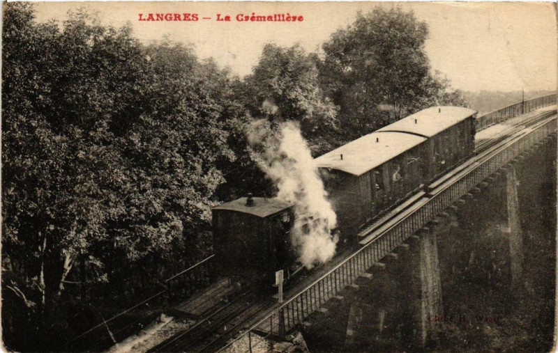 Carte postale ancienne Langres La Cremaillere à Langres
