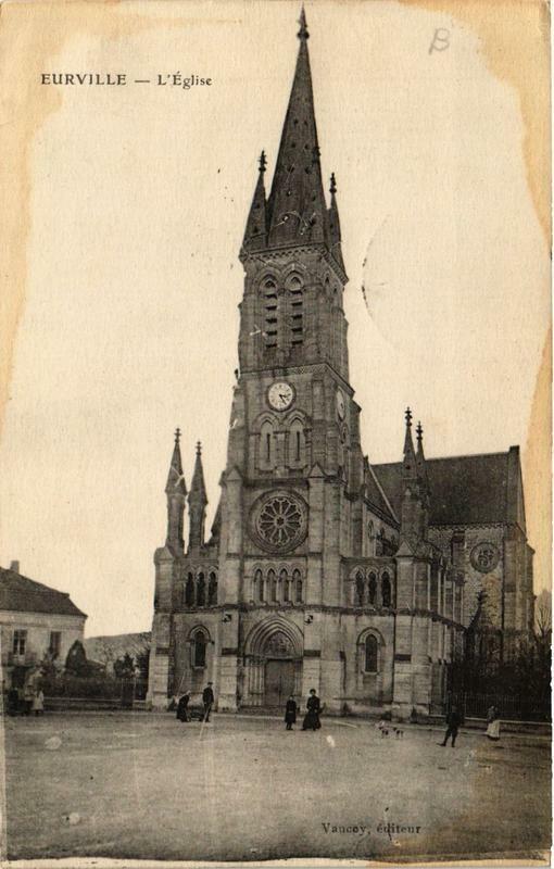 Carte postale ancienne Eurville Eglise