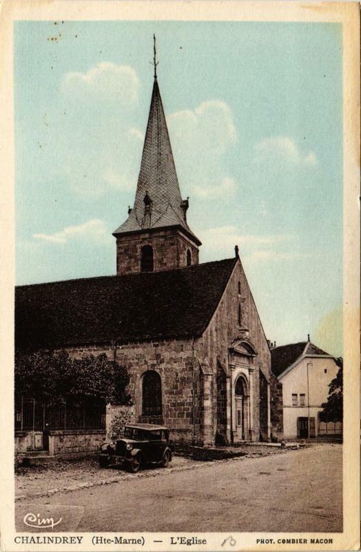 Carte postale ancienne Chalindrey Eglise à Chalindrey