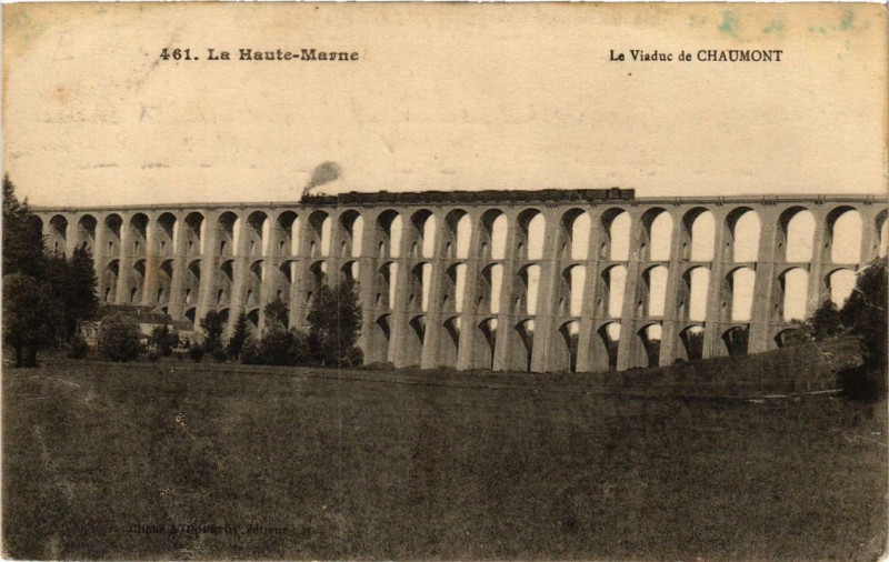 Carte postale ancienne Chaumont Le Viaduc à Chaumont