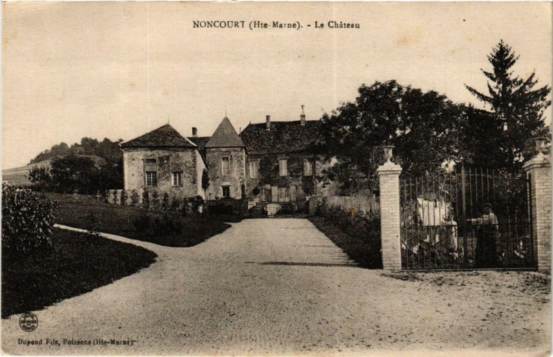 Carte postale ancienne Noncourt Le Chateau