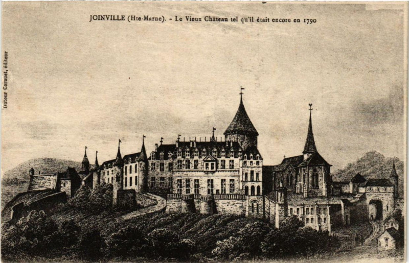 Carte postale ancienne Joinville Le Vieux Chateau tel qu'il à Joinville