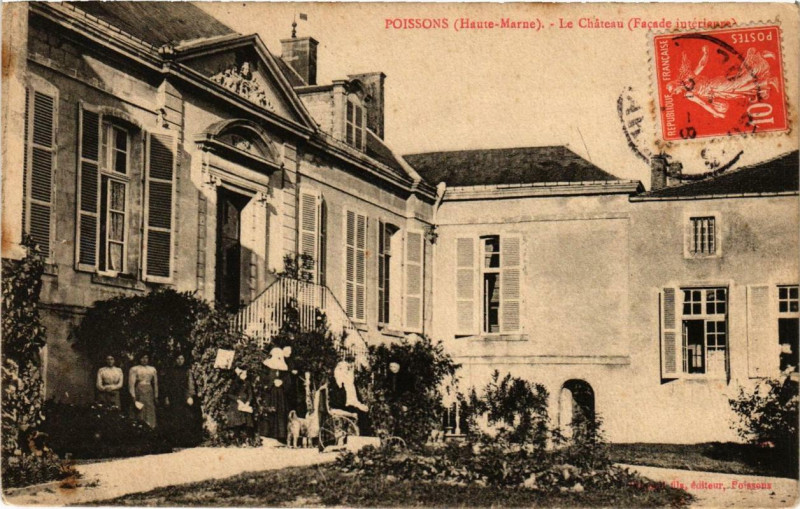 Carte postale ancienne Poissons Le Chateau à Poissons