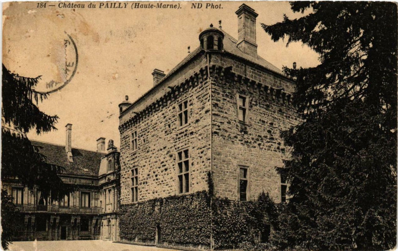 Carte postale ancienne Chateau de Pailly
