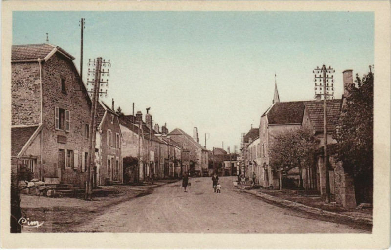 Carte postale ancienne Longeau Rue Principlae
