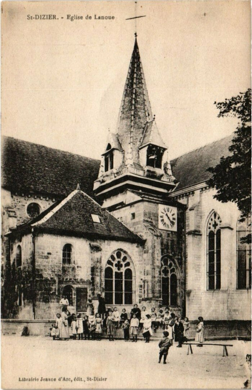 Carte postale ancienne Saint-Dizier - Eglise de Lanoue à Saint-Dizier