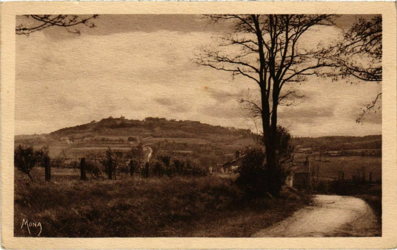 Carte postale ancienne Les Petits Tableux de Langres - Panoram de la Ville pris de la rou à Langres