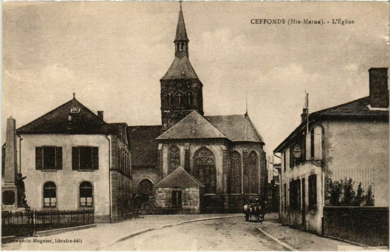Carte postale ancienne Ceffons - L'Eglise