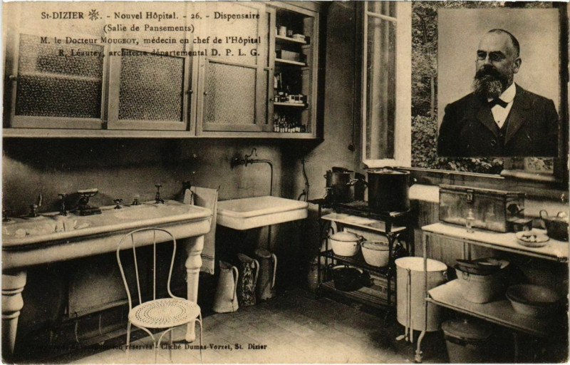 Carte postale ancienne Saint-Dizier - Nouvel Hopital à Saint-Dizier