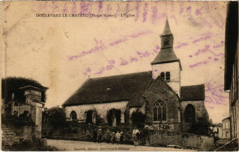 Carte postale ancienne Doulevant-le-Chateau - L'Eglise à Doulevant-le-Château