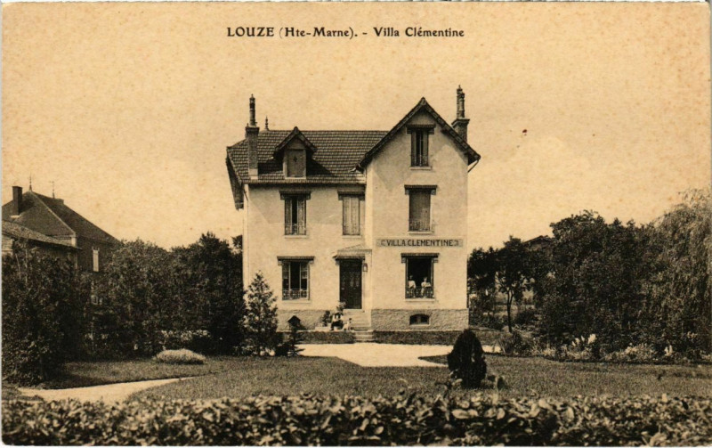 Carte postale ancienne Louze - Villa Clementine
