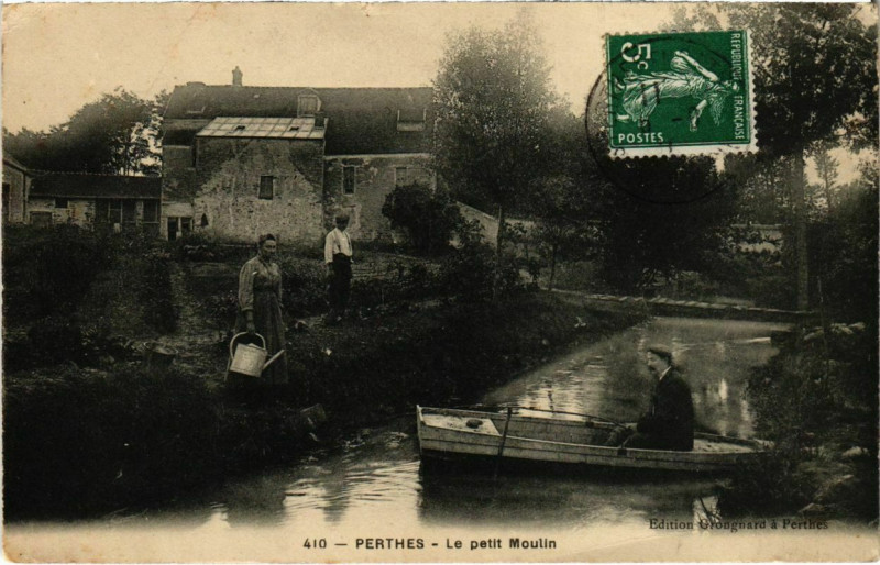 Carte postale ancienne Perthes - Le Petit Moulin à Perthes