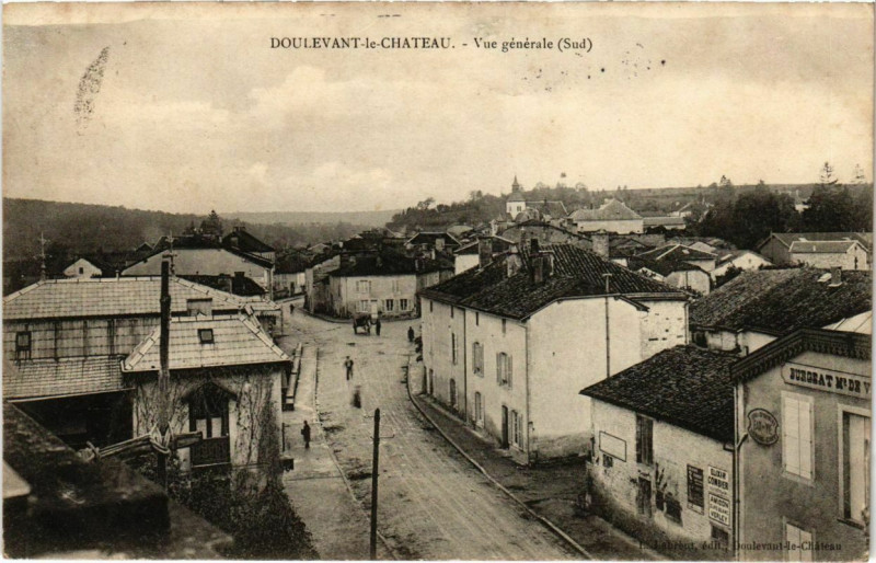 Carte postale ancienne Doulevant-le-Chateau - Vue générale à Doulevant-le-Château