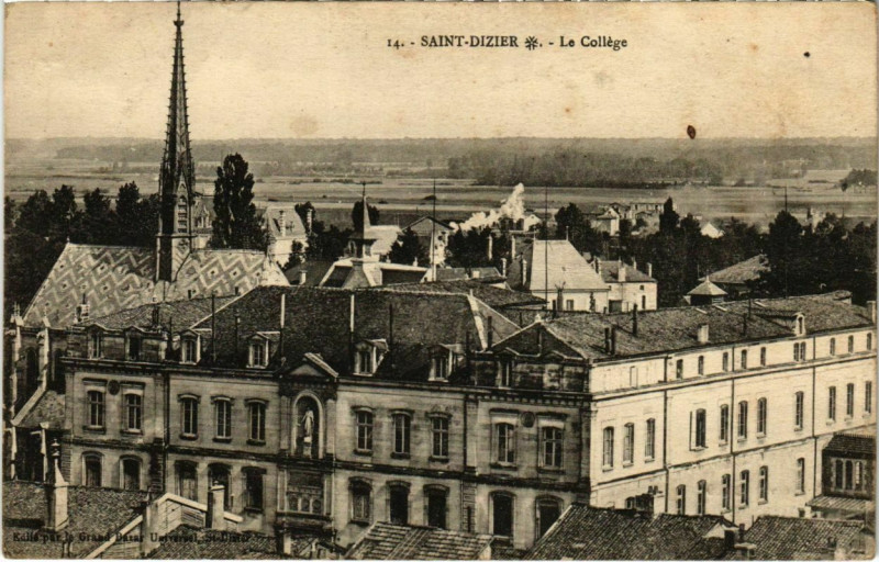 Carte postale ancienne Saint-Dizier - Le College à Saint-Dizier