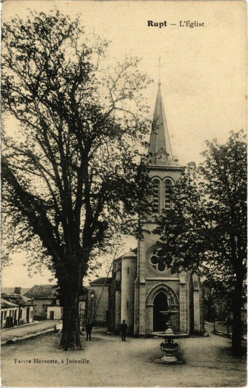 Carte postale ancienne Rupt - L'Eglise à Rupt