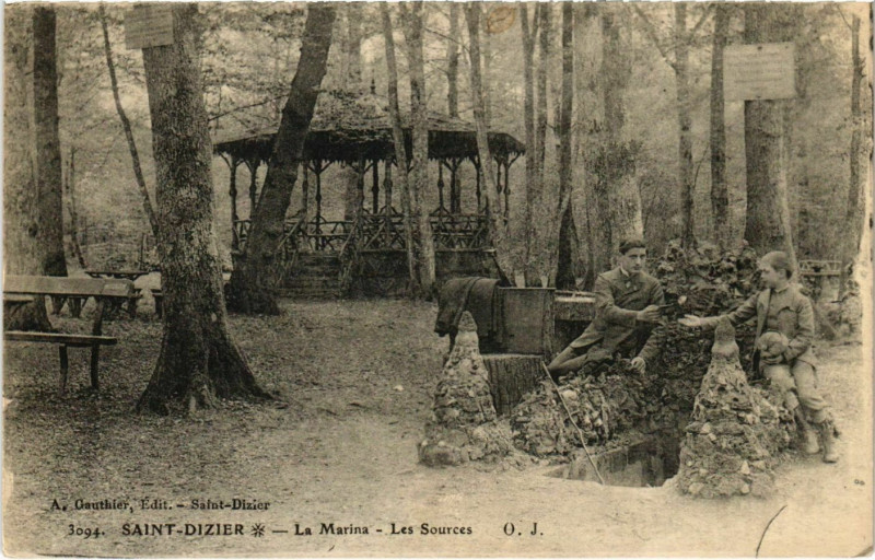 Carte postale ancienne Saint-Dizier - La Marina à Saint-Dizier