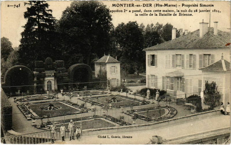 Carte postale ancienne Montier-en-Der - Propriete Simonin