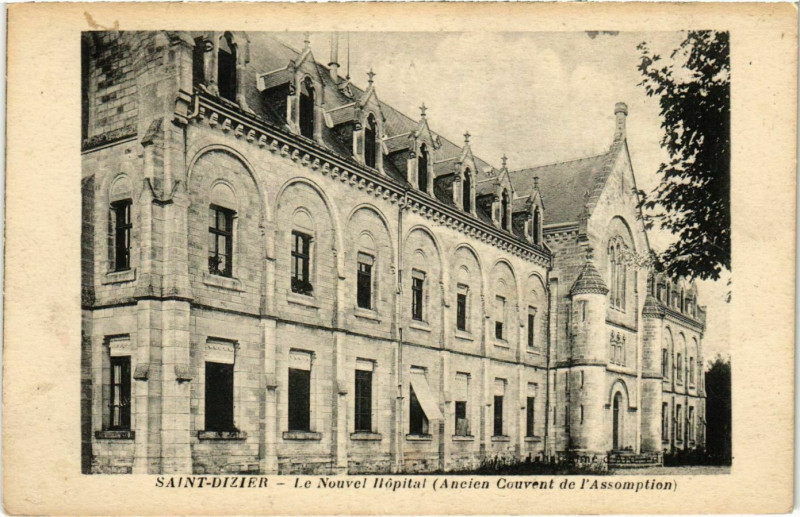 Carte postale ancienne Saint-Dizier - Le Nouvel Hopital à Saint-Dizier