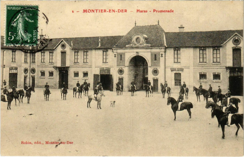 Carte postale ancienne Montier-en-Der - Haras