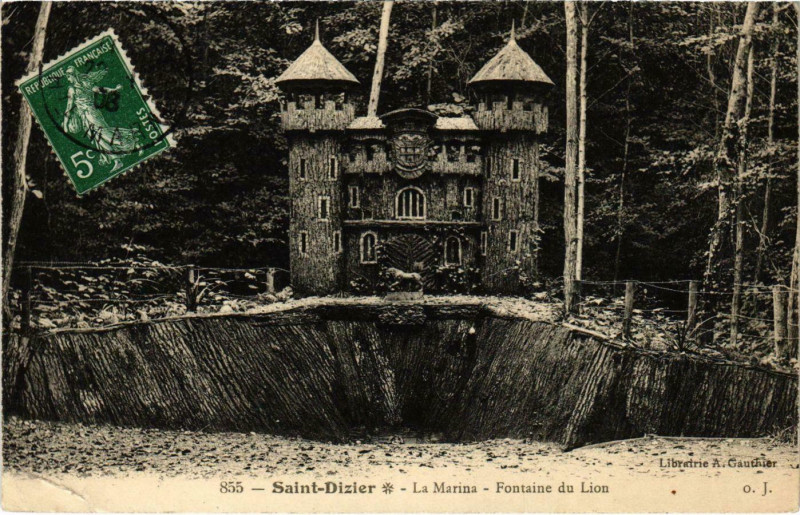 Carte postale ancienne Saint-Dizier - La Marina à Saint-Dizier
