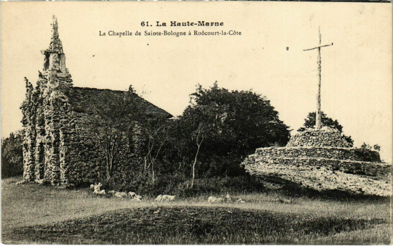Carte postale ancienne La Chapelle de Sainte-Bologne a Roocourt la Cote à Bologne