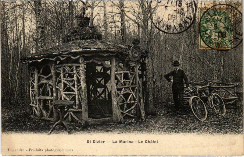 Carte postale ancienne Saint-Dizier - La Marina à Saint-Dizier
