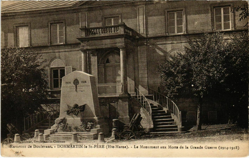 Carte postale ancienne Environs de Doulevant - DomMARTIN le Saint-Pere