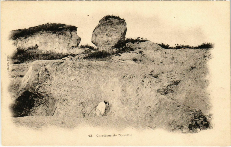 Carte postale ancienne Carrieres de Donville