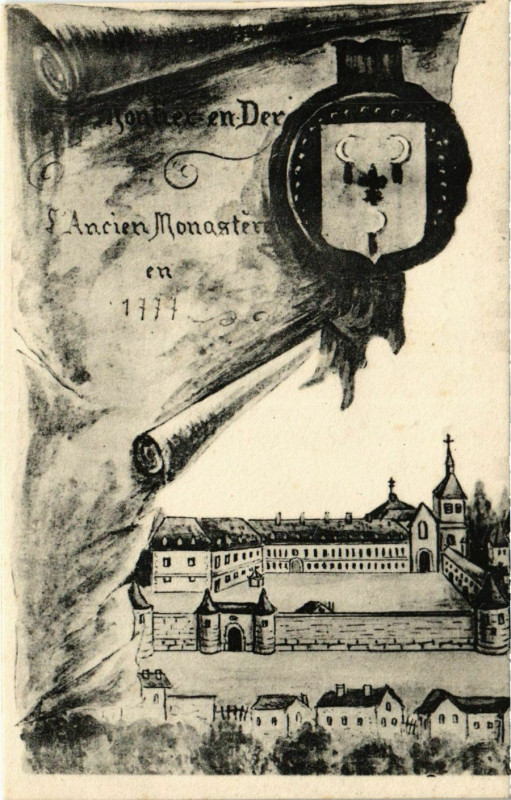 Carte postale ancienne Montier-en-Der - Ancienne Monastere