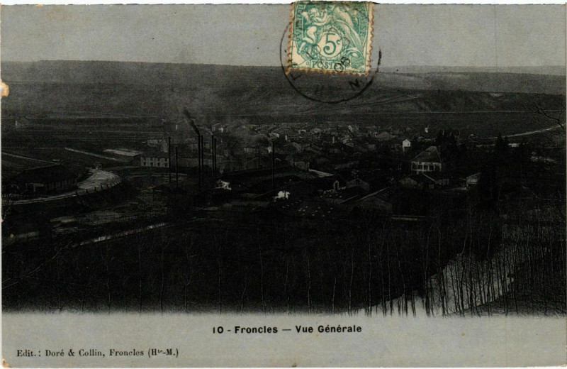 Carte postale ancienne Francies - Vue générale