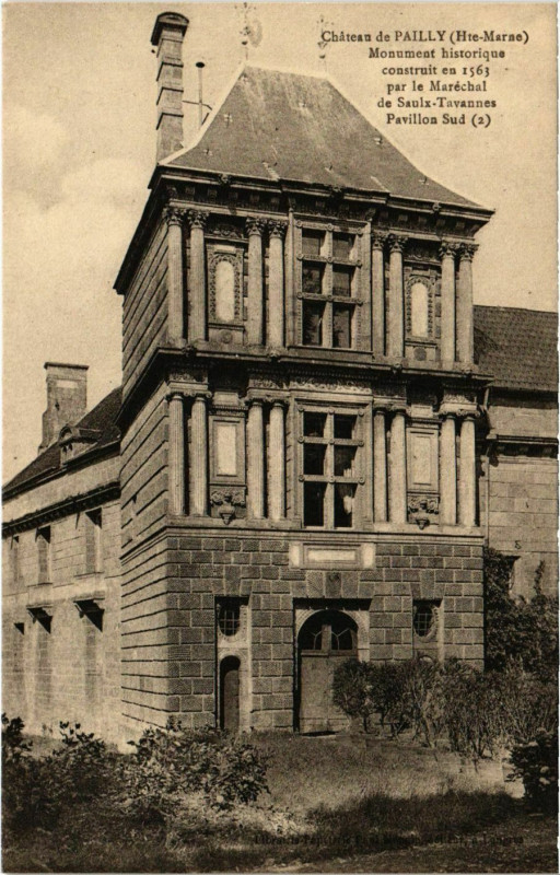 Carte postale ancienne Chateau du Pailly - Monument historique