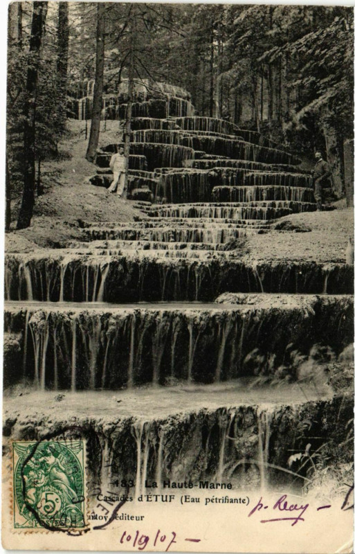 Carte postale ancienne Cascade d'Etuf