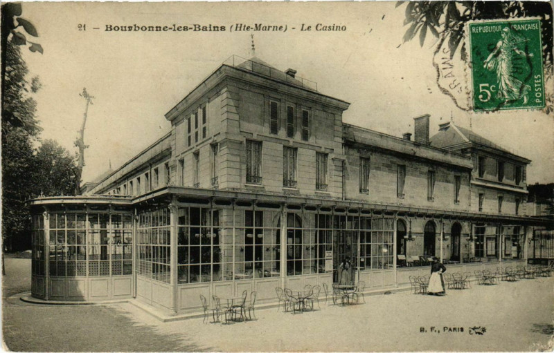 Carte postale ancienne Bourbonne-les-Bains - Le Casino à Bourbonne-les-Bains