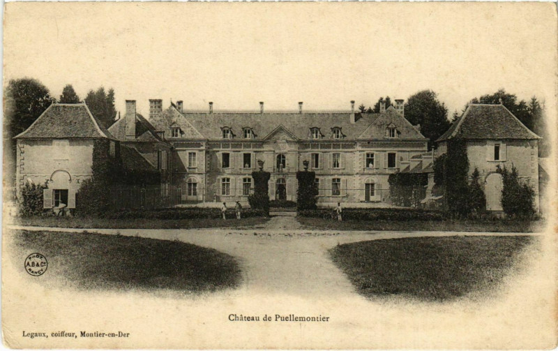 Carte postale ancienne Chateau de Puellemontier