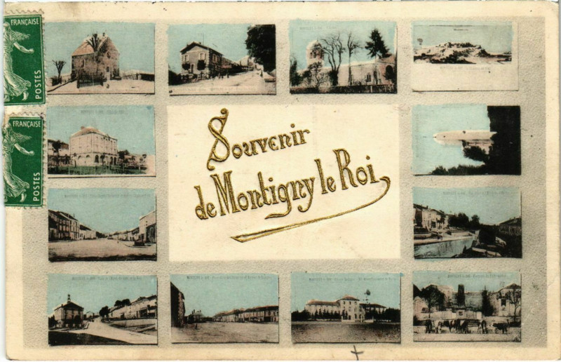 Carte postale ancienne Souvenir de Montigny-le-Roi