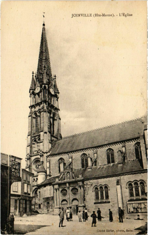 Carte postale ancienne Joinville - L'Eglise à Joinville