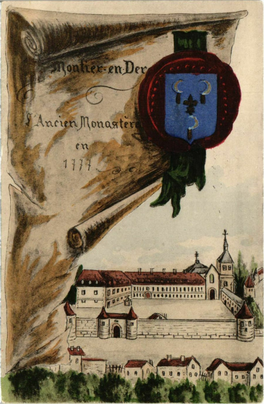 Carte postale ancienne Montier-en-Der - Ancien Monastere