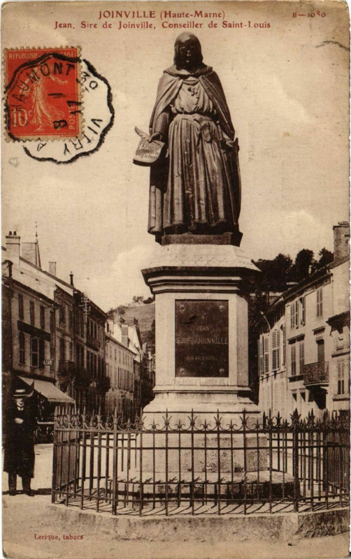 Carte postale ancienne Joinville - Jean Sire de Joinville à Joinville