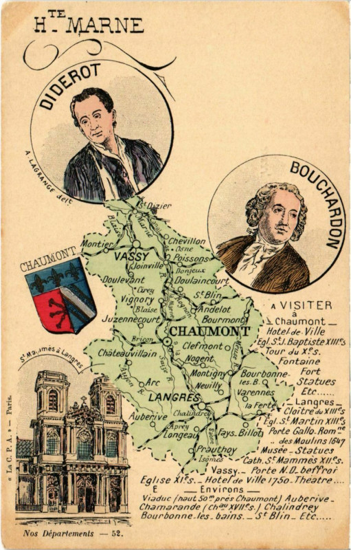 Carte postale ancienne Haute Marne