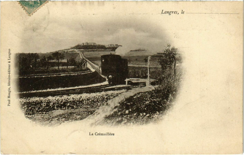 Carte postale ancienne Langres - La Cremaillere à Langres