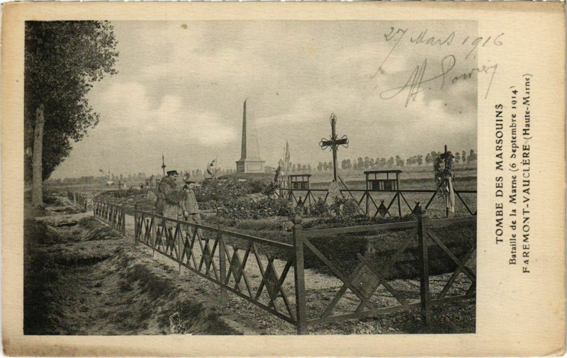 Carte postale ancienne Faremont-Vauclere