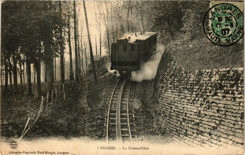 Carte postale ancienne Langres - La Cremaillere à Langres