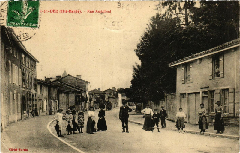 Carte postale ancienne Montier en Der - Rue Audiffred